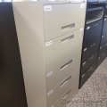 Beige Global 5 Drawer Lateral File Cabinet